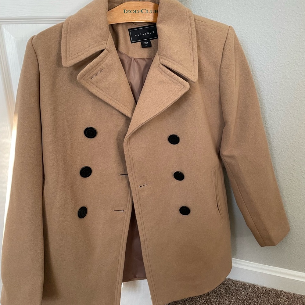 Tan Peacoat